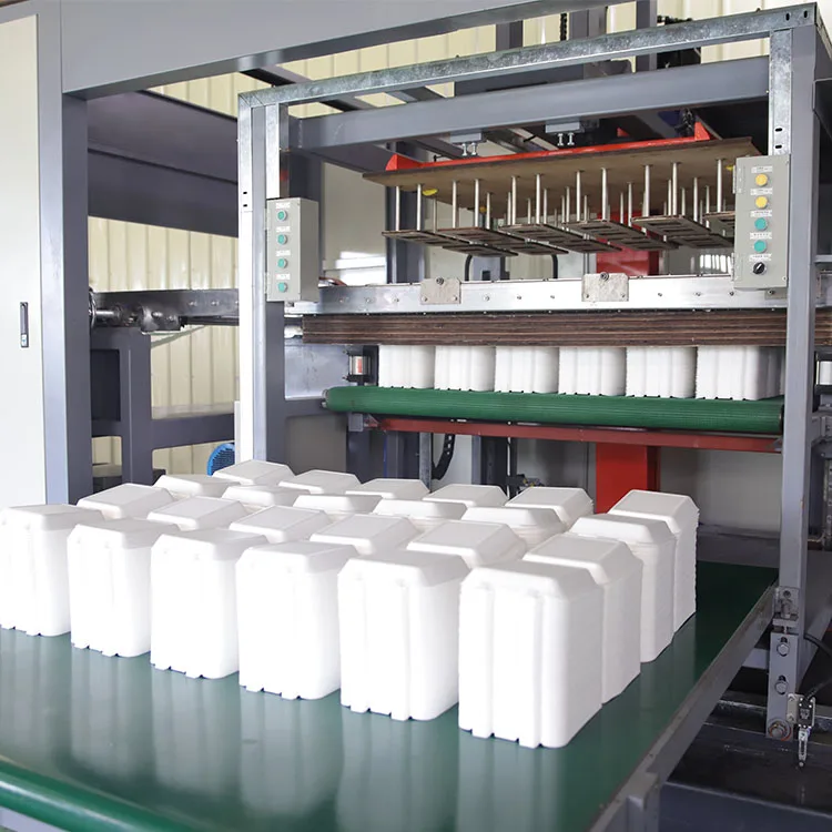 KELI Automatic Vacuum forming and cutting Machine for making PS Foam Disposable Fast food Boxes