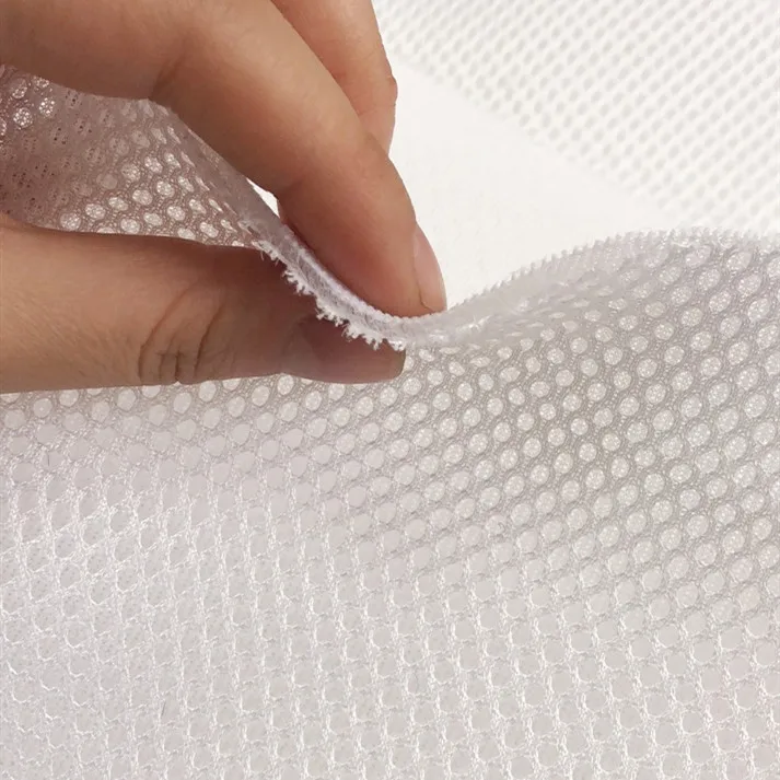 Free Sample Recycled Honeycomb 3D Air Spacer Sandwich Mesh Fabrics For knapsack