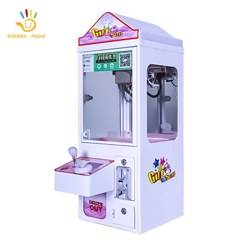 Luxury Kids Coin Operated Crane Arcade Toy Claw Machine  Toy Chocolate Making Machine