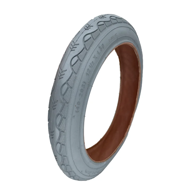 electric scooter spare parts accessories 12.5 inch rubber wheel 12 1/2x1.5 Pneumatic outer tire for foot scooter