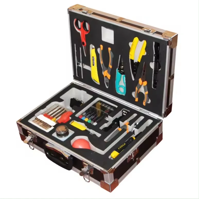 Juice Pet Outdoor Travel Cleaning Set Optical Fiber Fusion Splicing Tool Box Case High Quality Kit