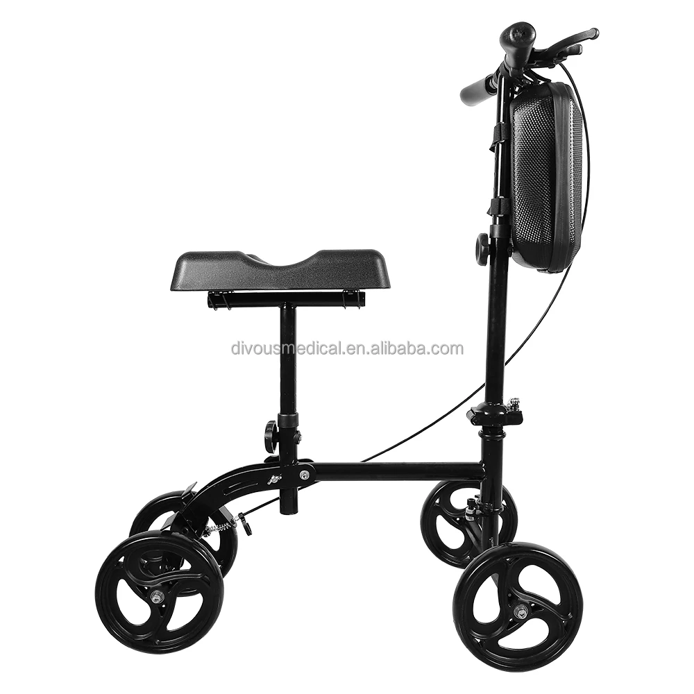 Aluminium Four Wheels Lightweight Mobility Rollator walker for Elderly For Sale
