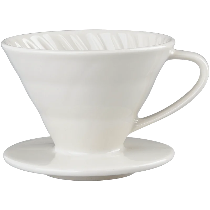 Amazon Hotsel Pour Over  Ceramic Coffee Dripper Reusable Filter Cone 1-4 cup for Home office