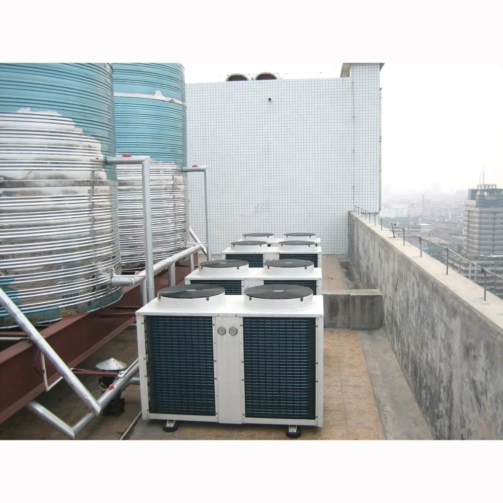 Smart operation air to water heat pump water heater for commercial building like hotel, school, hospital