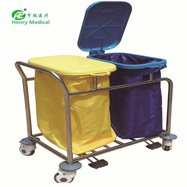 Customized Stainless Steel Medical Cart Surgical Cleaning Trolley(HR-775)