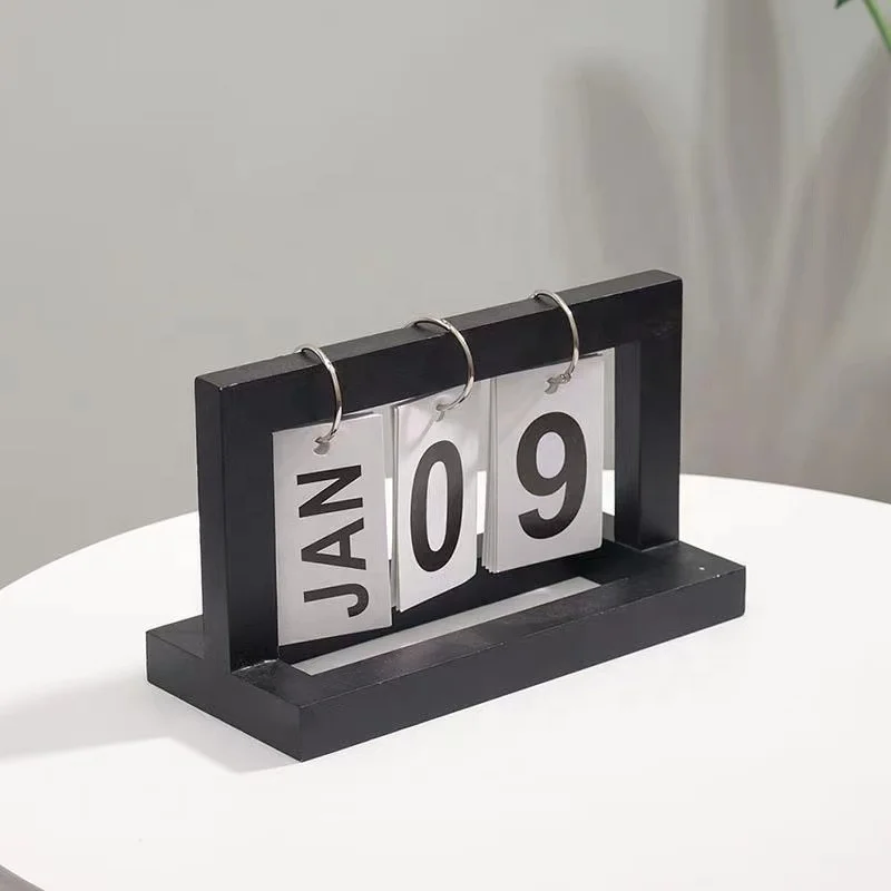 Wooden Calendar Decor Wooden Desk Calendar Rack Wood Advent Calendars