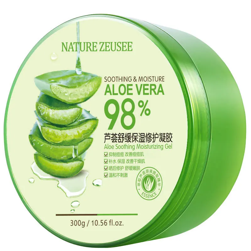 Private Label 100% Pure Natural 24hrs Aloe Vera Gel Extract Renewal Hydrating Repair Soothing Moisture Aloe Vera Gel Cream