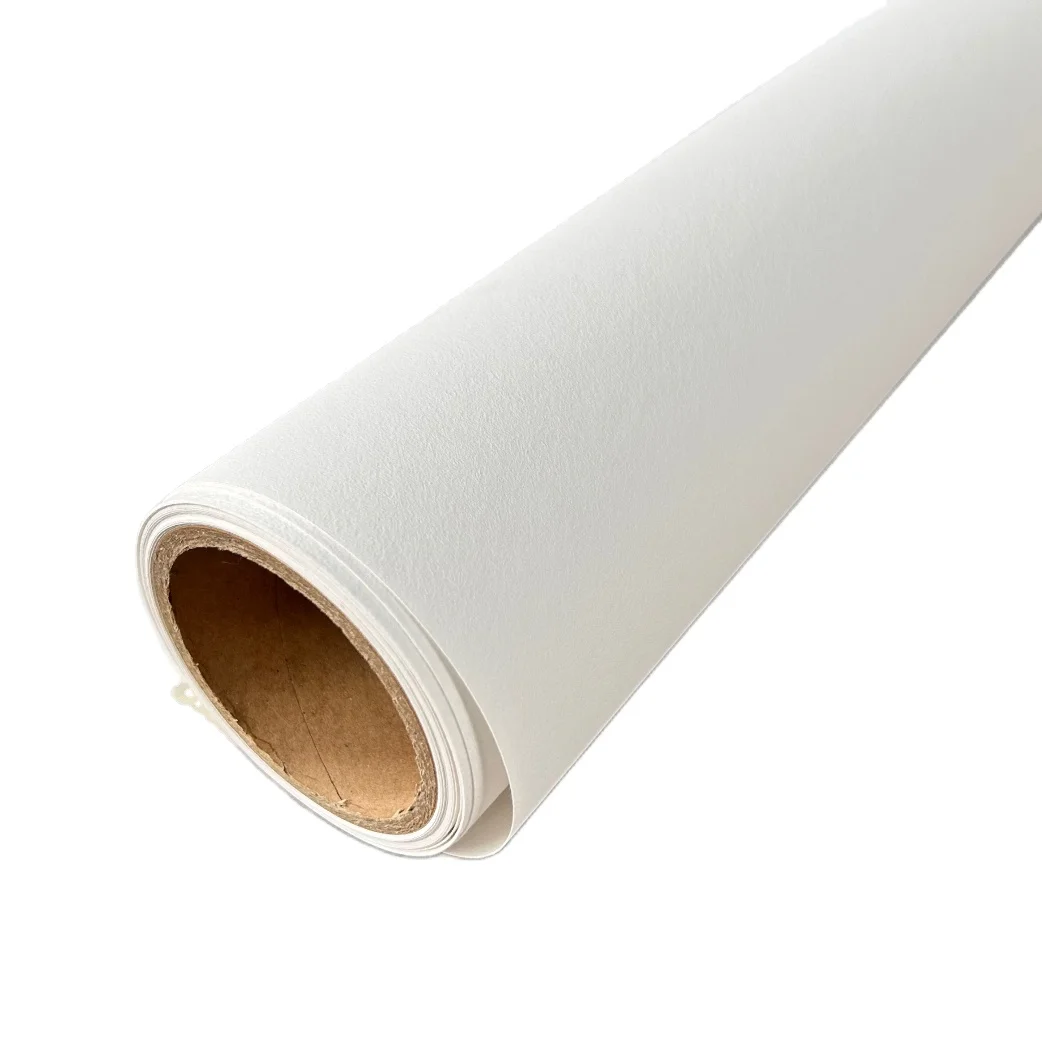 Fire-proof Seamless Blank Rolls Wall Fabric Wallcovering Large Width 2.3m/2.65m/2.85m/3.05m/3.2m Printable Material Rolls for Pr
