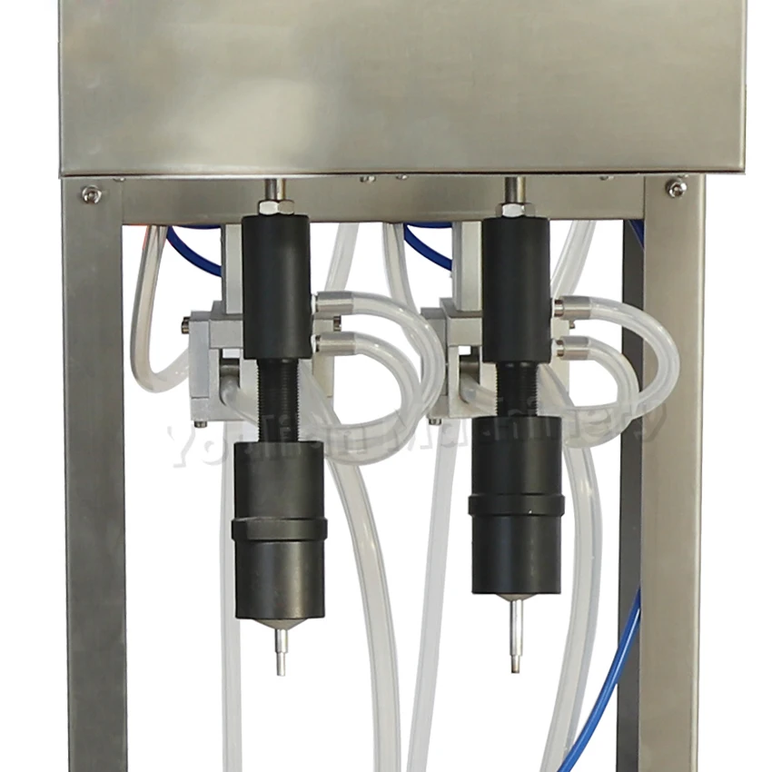 YT-2 Semi Automatic 2 Head Vertical Volumetric Vacuum Level Perfume Bottle Liquid Filling Machine