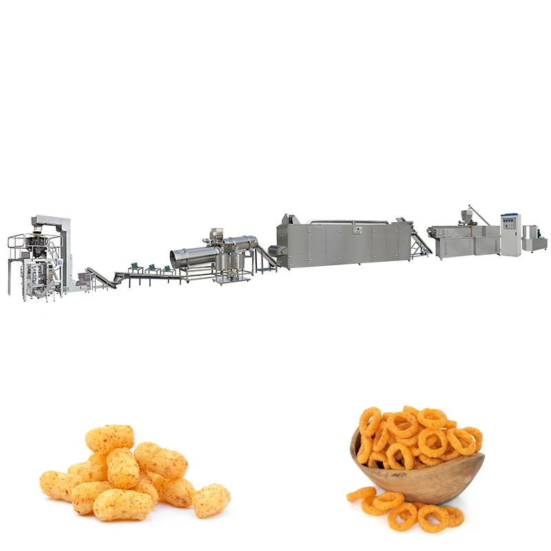 High quality at low price snack food making machine extruder production line for good selling
