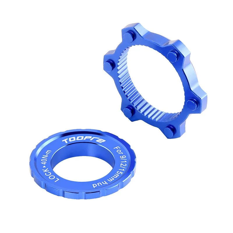 Mountain bike disc brake 6-Hole adapter aluminum alloy bicycle mtb rotor adapter with BB wrench