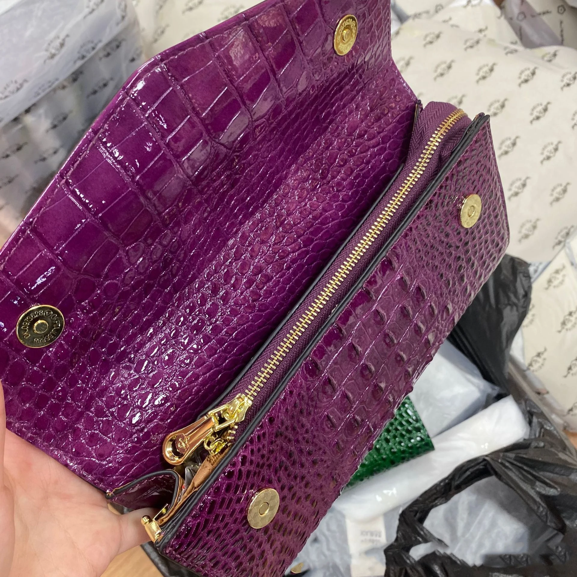 Crocodile Leather Bridal Clutch Hand Bag Wedding Evening Purse Women Party Dinner Envelope Bridal Luxury Satchels Classy Handbag