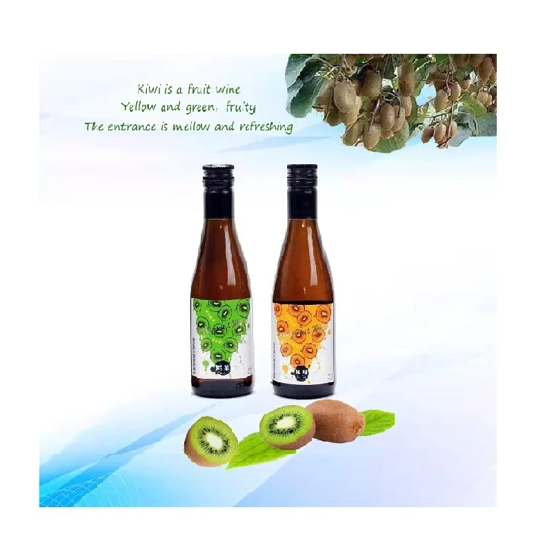 
Drink kiwi wine box beverage supplier fruit wine187ml/ bottle fruit wine juice bar 