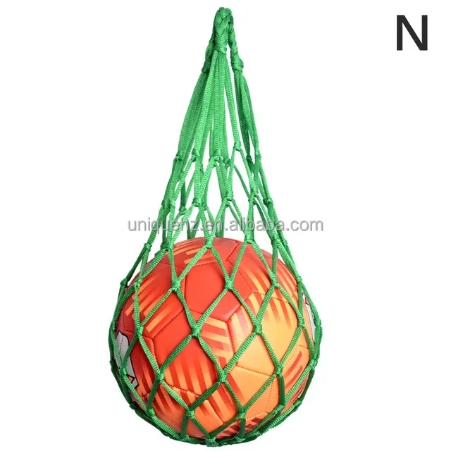 1PC Football Net Bag Nylon Bold Storage Bag Single Ball Carry Portable Equipment Outdoor Sports Soccer Basketball Volleyball Bag