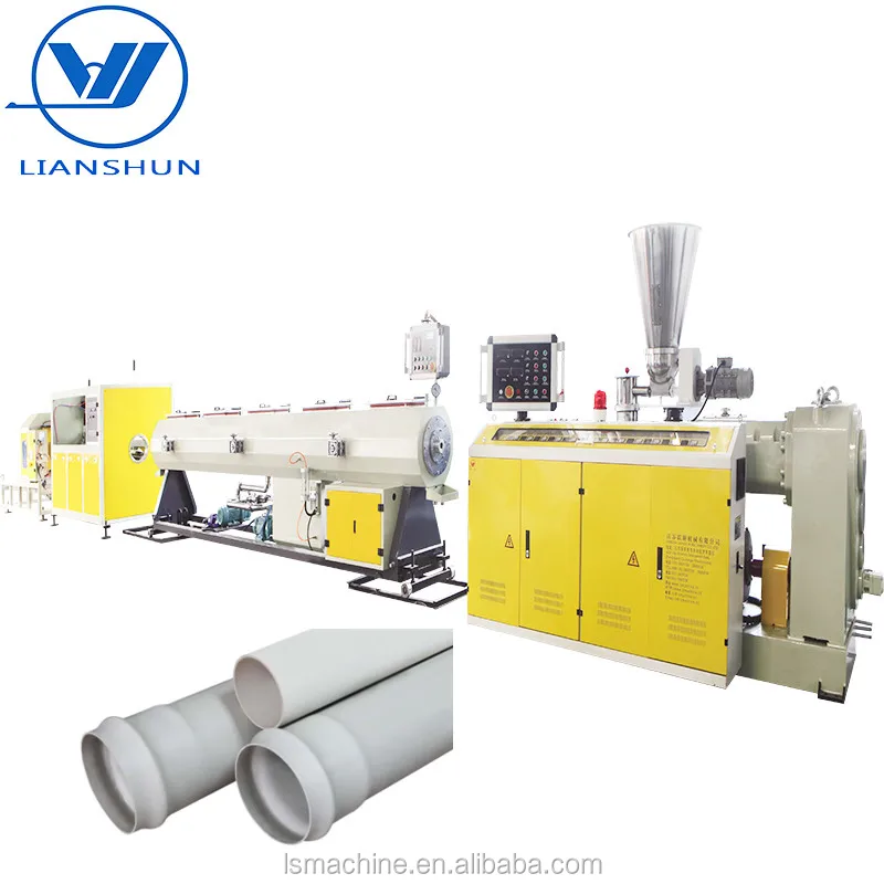 PVC Tubes Making Machine / Plastic Extruder PVC Tube Production Line
