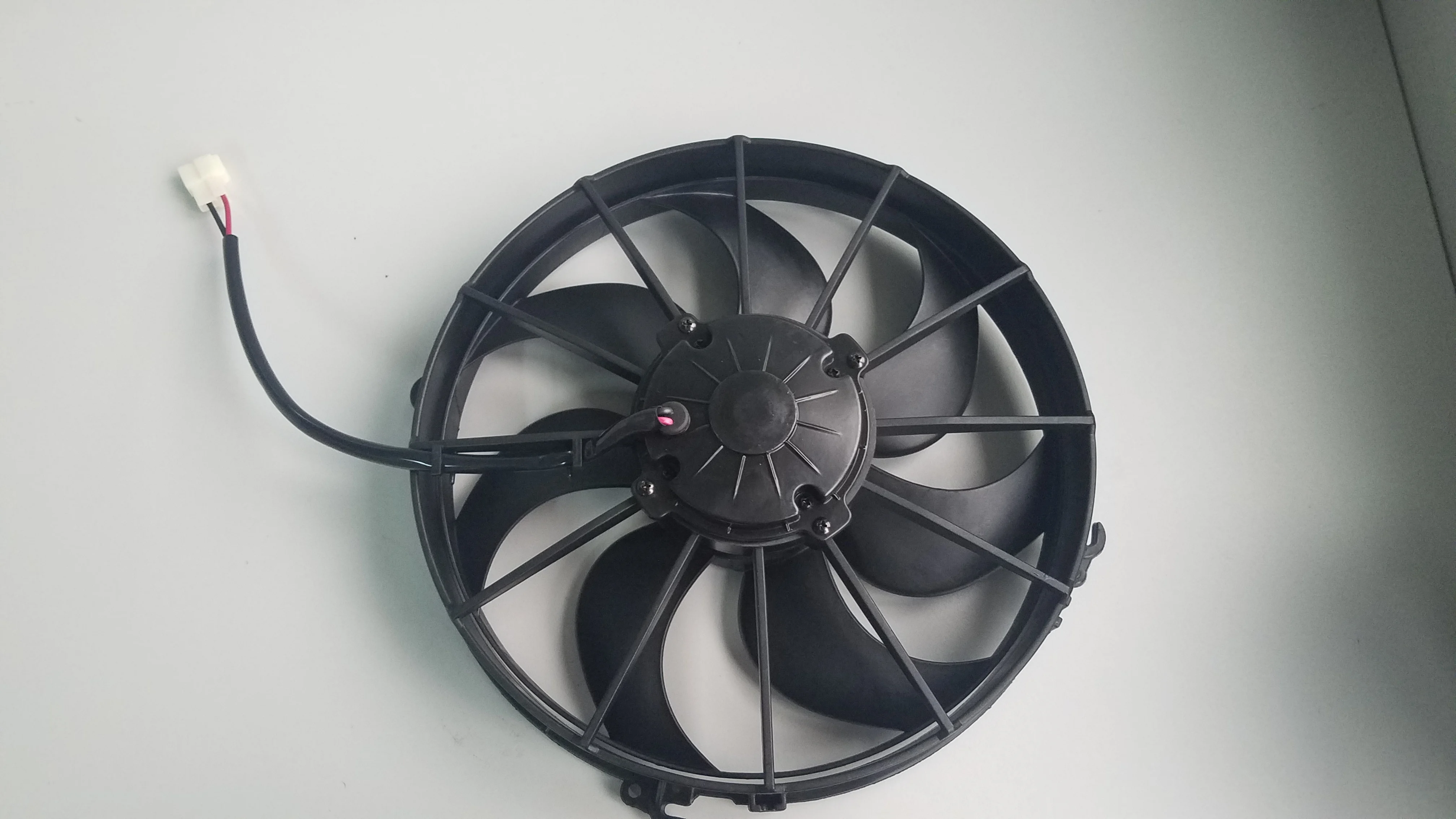 
LNF-261 suction and blowing 12v /24v bus condenser fan& 12v air conditioner with 12V dc motor 