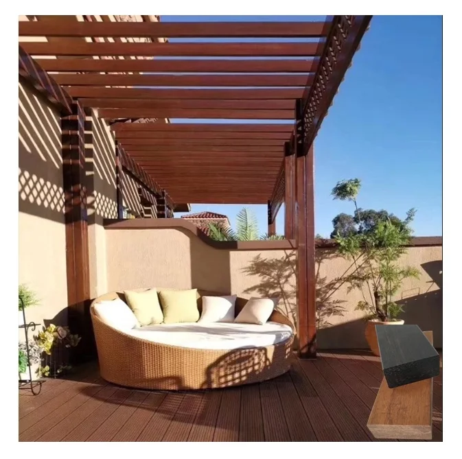 CNC machines DIY making moso bamboo furniture making factory extremely high density 30mm 40mm garden pavilion bamboo beams