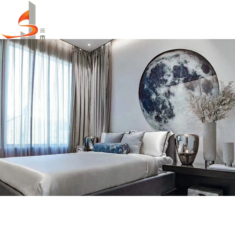 Sanhe  Hotel Customised Finished High Quality Hotel Furniture Suite Bedroom Furniture Set