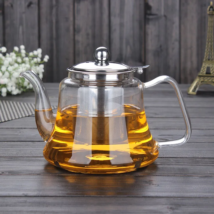 39Years Factory High Borosilicate Glass Tea Maker Induction Cooker Use Heat And Cold Resistant Glass Tea Pot