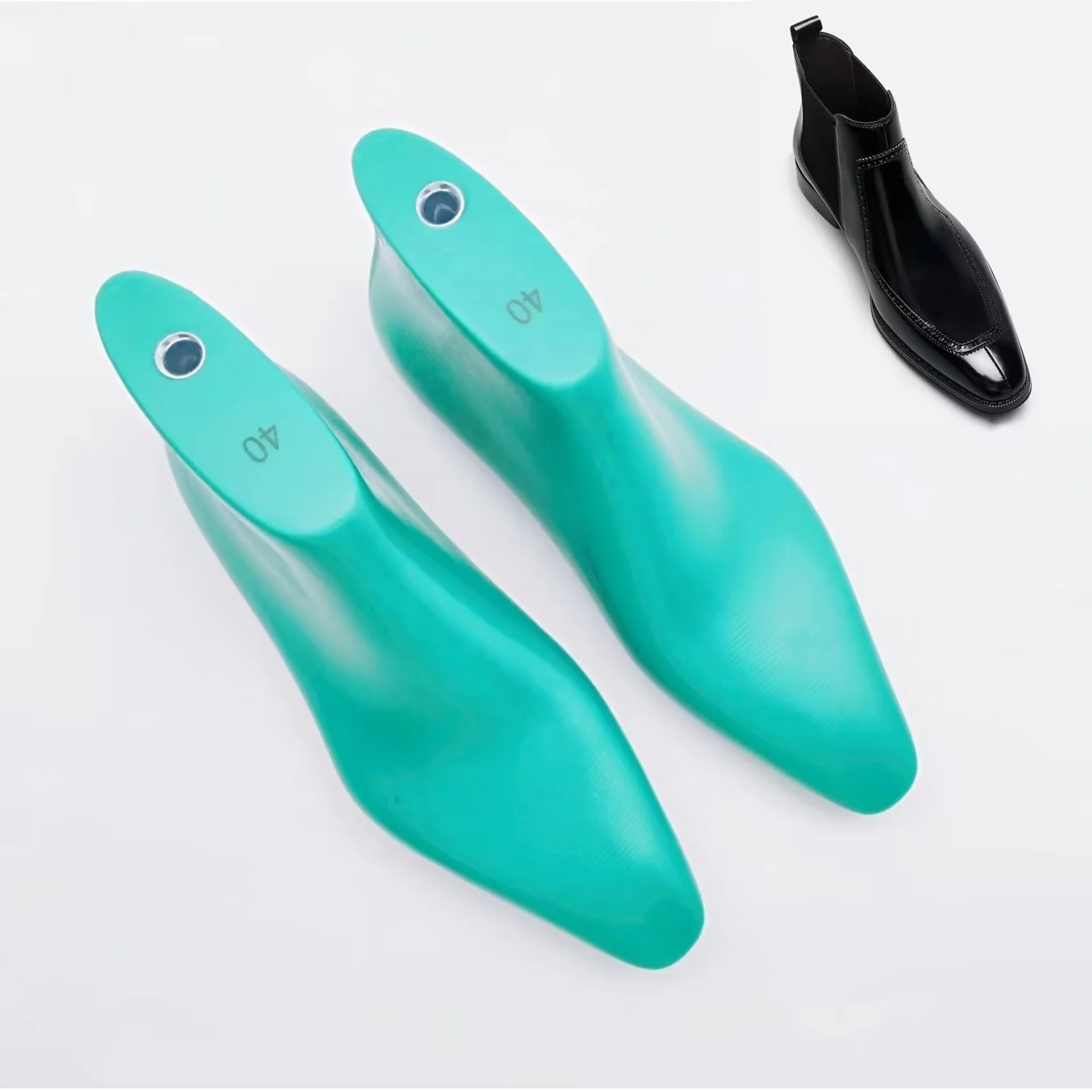 Man1.5cm heel dress shoes boots plastic shoe lasts