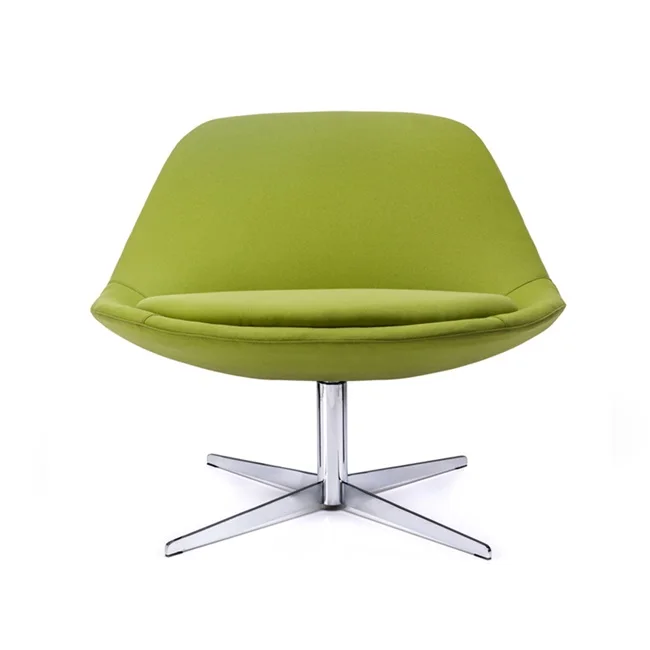 
Italian new design Cross Metal Leg upholstered Leisure lounge Chair for Hotel coffee 