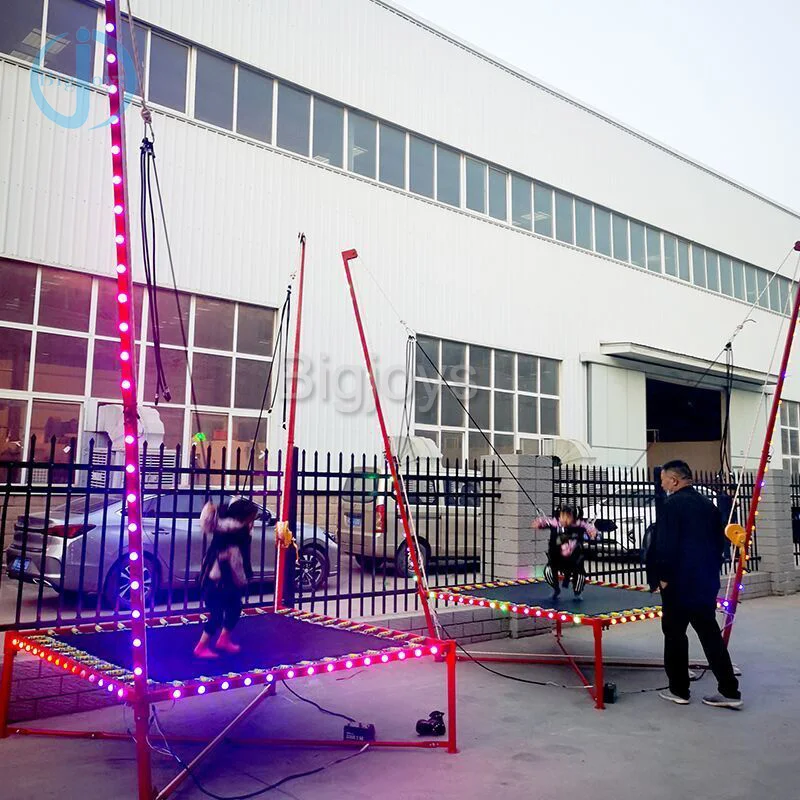 HOT SALE outdoor single bungee jumping/bungee trampoline for kids and adults