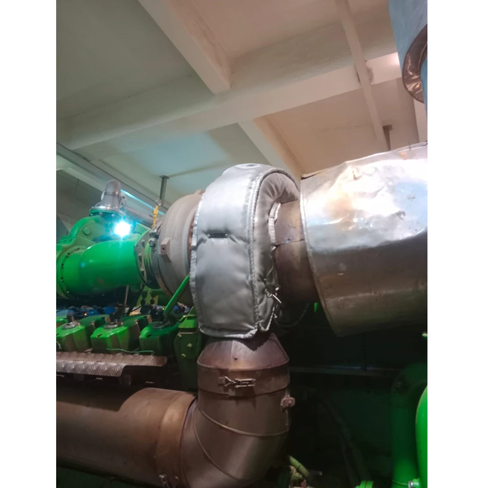 High Quality Titanium Polyethylene Insulation Removal Jacket for Jenbacher Engine JGS 620 Exhaust for Industrial Use
