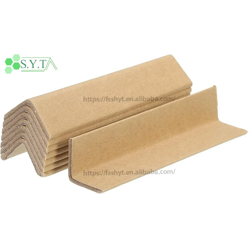 S.Y.T l shape hard paper pallet paper pack corner edge board kraft lshape paper edge protector
