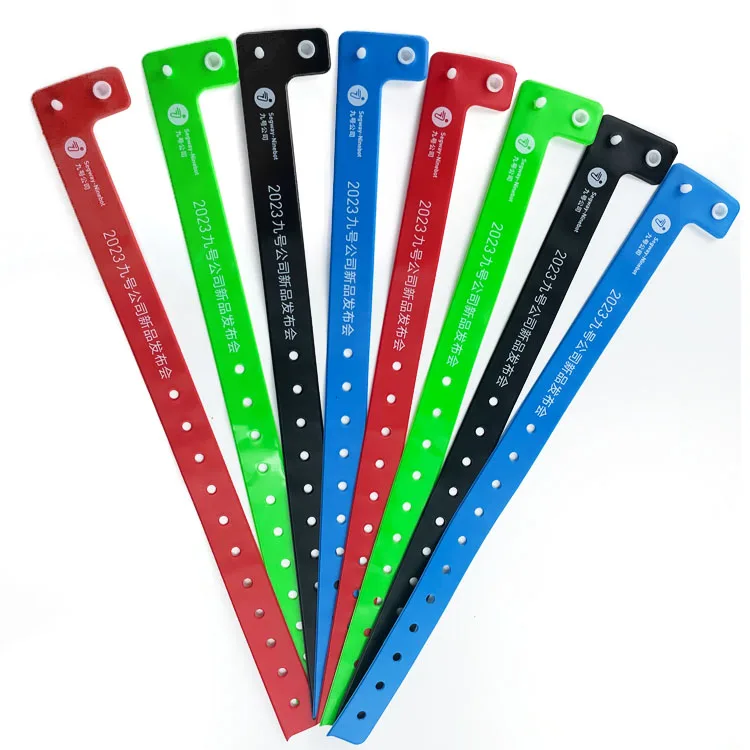 soft Comfortable Vinyl ID Bracelet Wrist band PVC Wristbands For Events