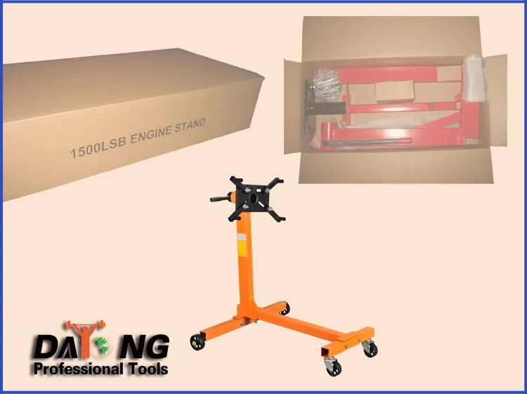 750LBS  Capacity Motor Stand Engine Hoist Rotating Automotive Tools in Heavy Duty Steel