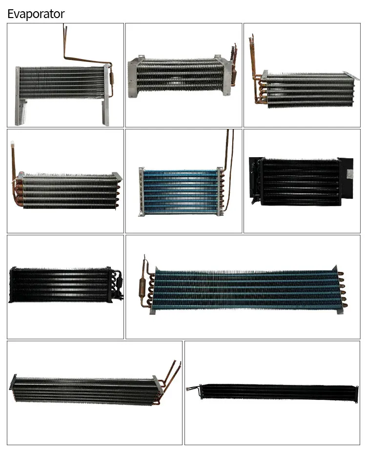 Longhey 3/8 Copper/Stainless Steel Tube Evaporator Coil For Buses Air Conditioner Heat Exchanger Coil OEM ODM