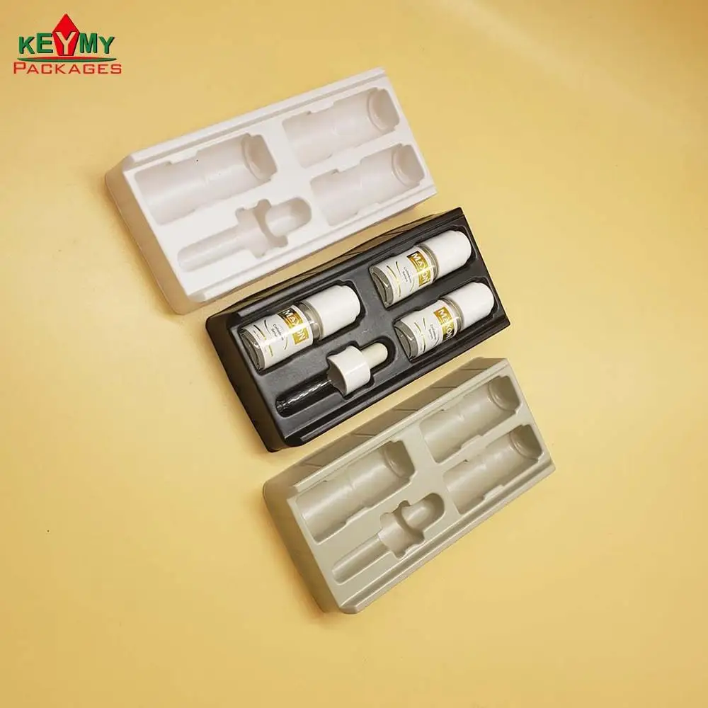 customize color PS blister tray for cosmetic bottles from Shenzhen factory