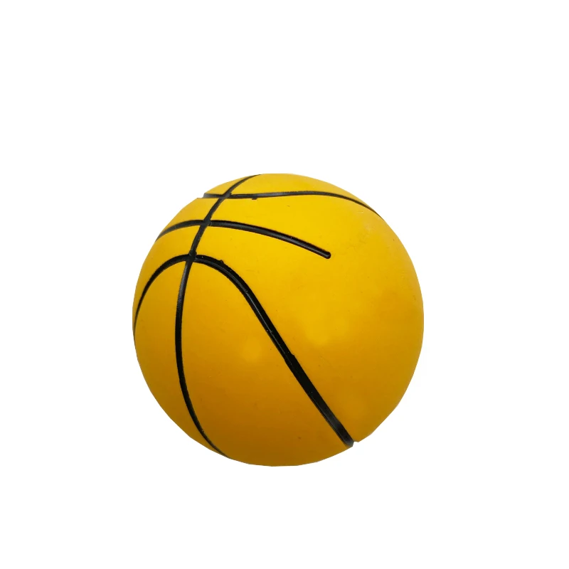 Wholesale  rubber bouncy ball  Hot Sale soccer ball 50mm 60mm Customized Brand Basketball Style High Bounce Rubber Toy Ball