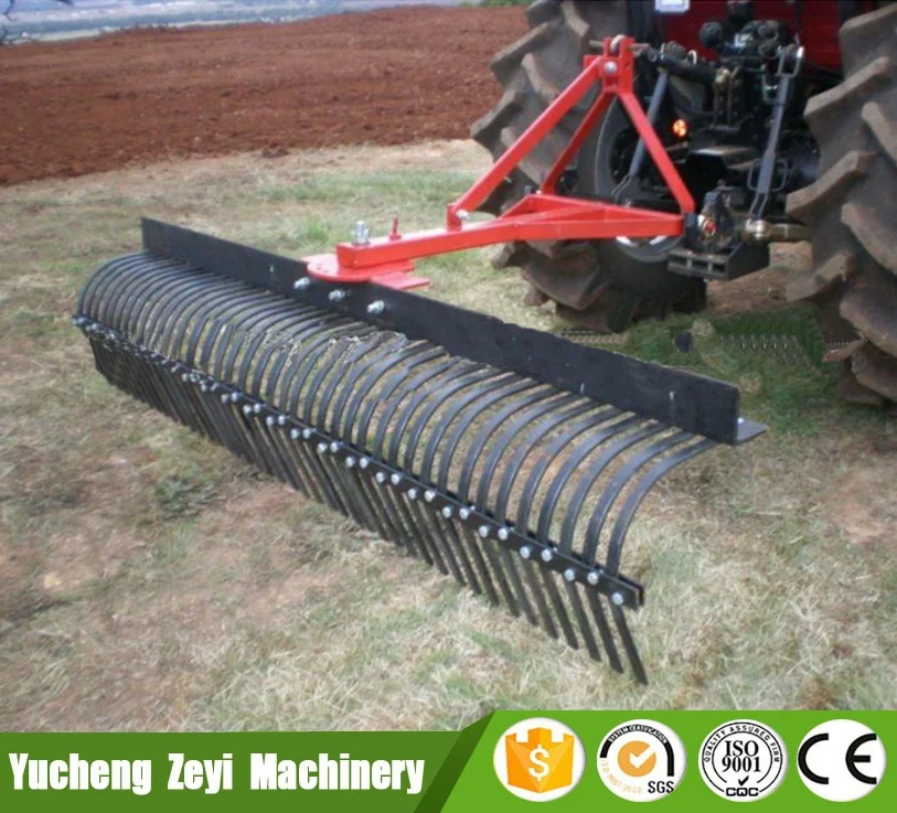 2022 Most Popular Products China 3 Point Tractor Landscape Rake /tractor Root Rake For Sale