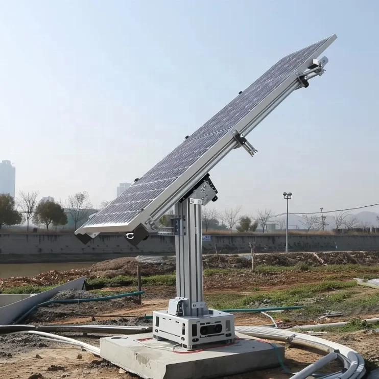 Duel 10kw 20 Panels Kit Double System Completed Systems key components of Sun Tracking Dual Axis Solar Trackers