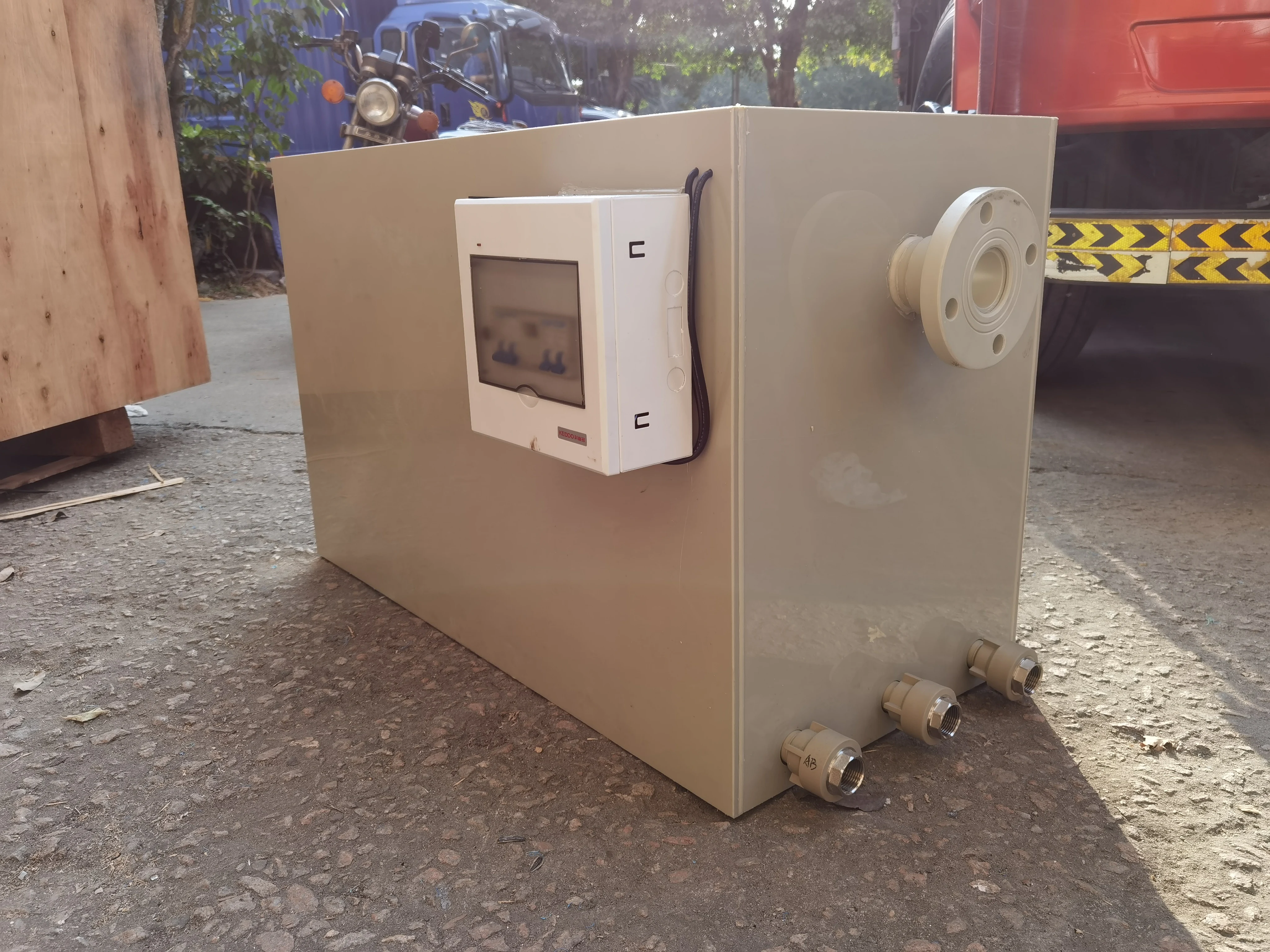 High quality box biological filter for aquaculture fish farm media bio filter