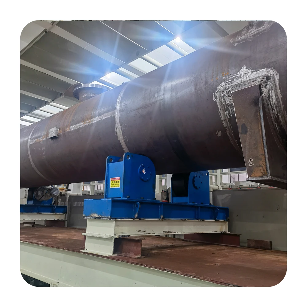 5T Automatic Self-Adjusting Welding Rotator Machine 2500mm Tank Turning Rolls 5000KG Pipe 5ton Roller Bed Variable Bearing