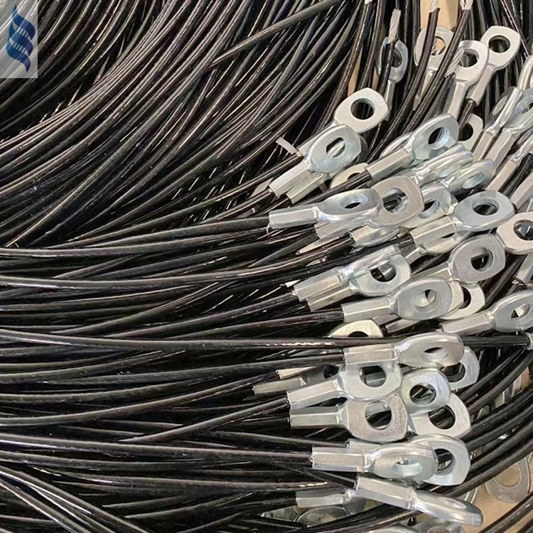 3.18mm galvanized Steel wire rope end accessories loop terminal eye