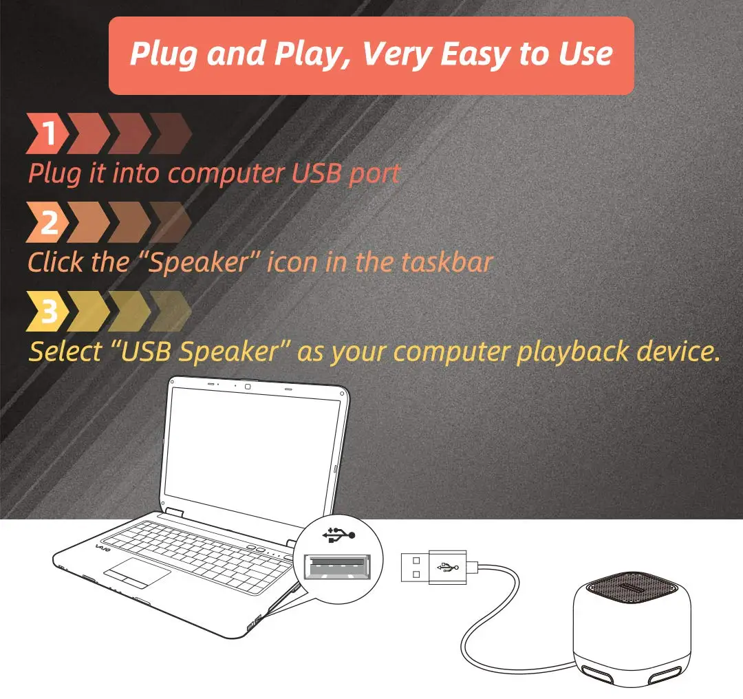 Лидер продаж маленькая USB Колонка для компьютера колонки