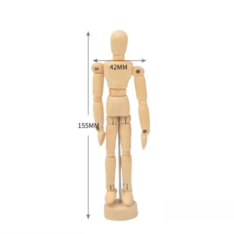 High quality Flexible Art Sketch Wooden Doll Model Drawing Manikin Wood Hand Figure Manikin