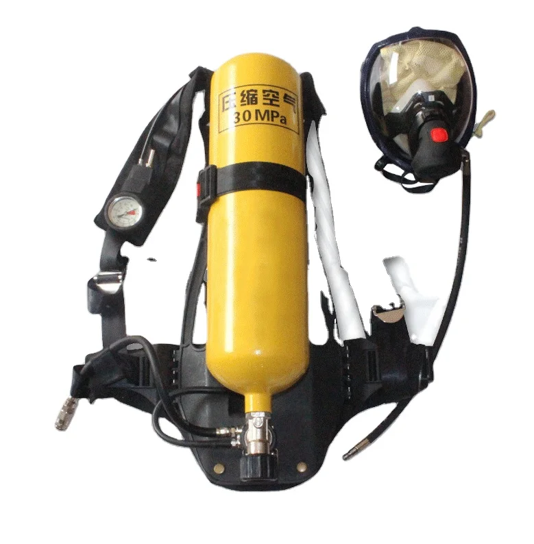 Manufacturers Wholesale Carbon Fiber 6L Scba Air Breathing Apparatus Bottles Fire Positive