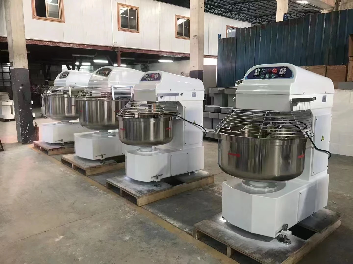 Commercial dough mixer machine electric HS 50 kg bread hs 50 spiral dough mixer 50 kg dough mixer commercial use for bakery