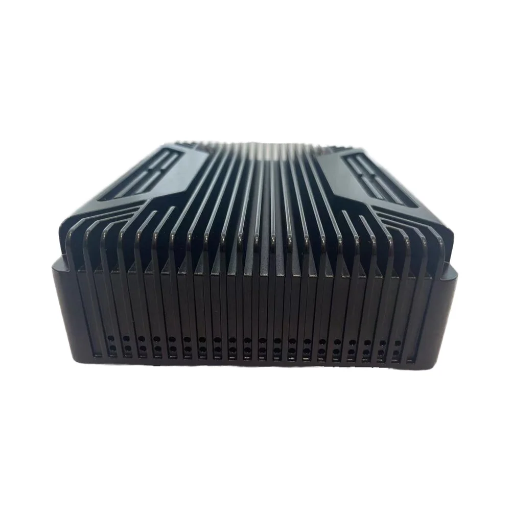Fanless Industrial Oem Mini Pc 2 Lan 4 Com Rs232 Rs485 Intel Quad Core N5095 Win11 Linux Wifi Mini Computer