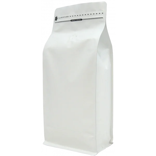 
250g Kraft Paper High Barrier Flat Bottom Coffee Pouch 