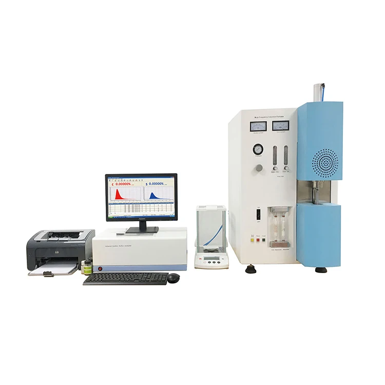 Prec high-frequency infrared carbon sulfur analyser for metal, ore, coal, cement, glass analysis