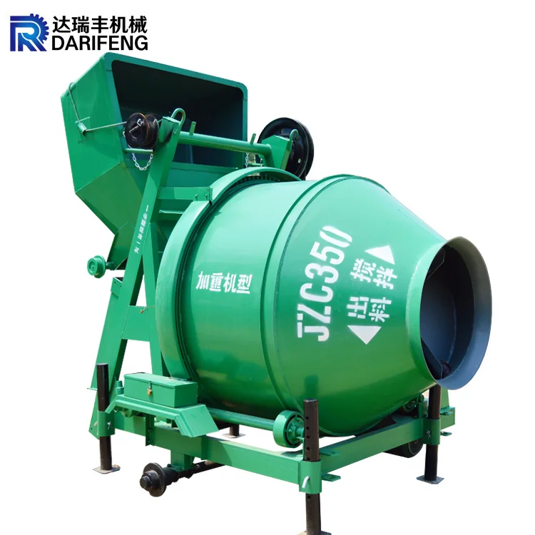 self loading concrete block mixer construction machinery equipment mixer for brick making machine