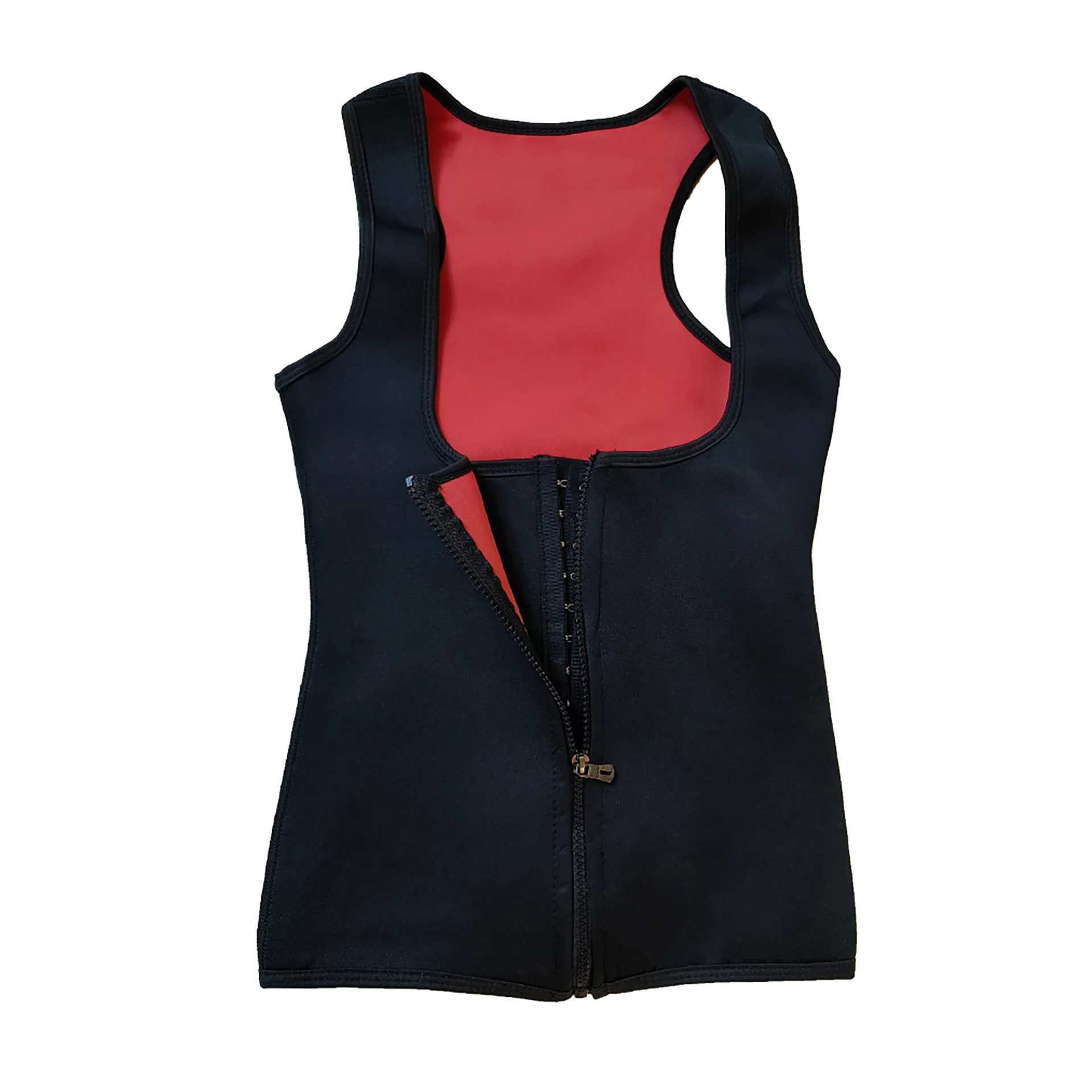 Odm Top Selling Fitness Fitness Vest Slimming Sauna Body Shaper For Women High Waist Zip Zipper And Hook-eyes Shapers For Women