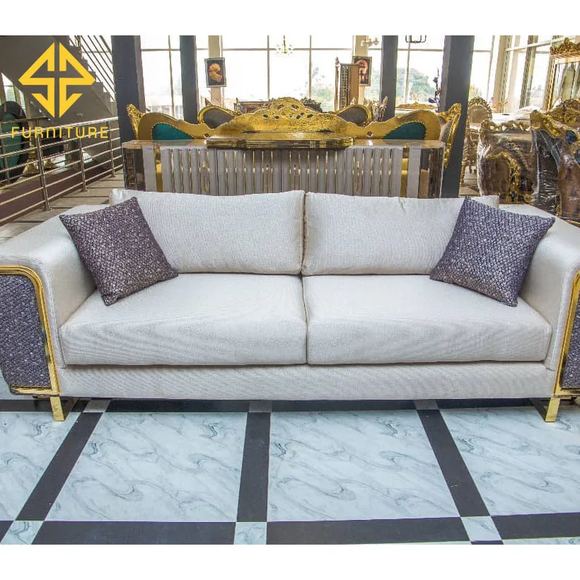 stainless steel elegant sofa modern design modern single seater sofa chair armchair set modern home furniture living room sofas