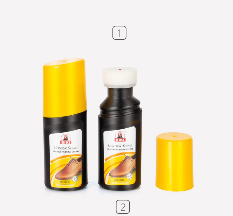 BIKI Leather Shiner Blister Pack Factory Wholesale Shoe Shine Set Shoe Care Accessories Product Express Shoe Polish Kit