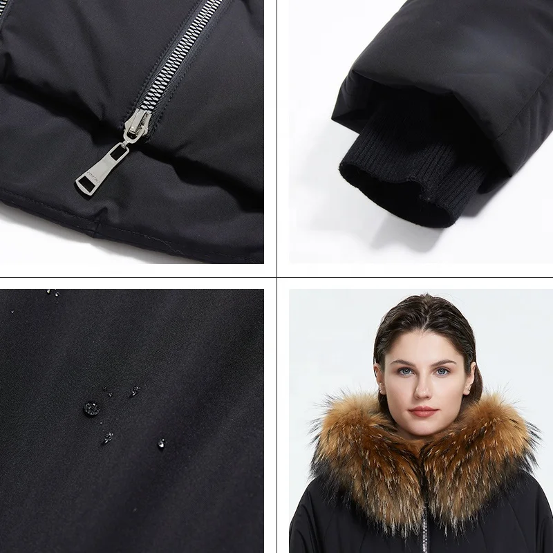 winter coat women down jacket women loose clothing with fur outerwear high quality thick cotton women in two color coat AR-9246